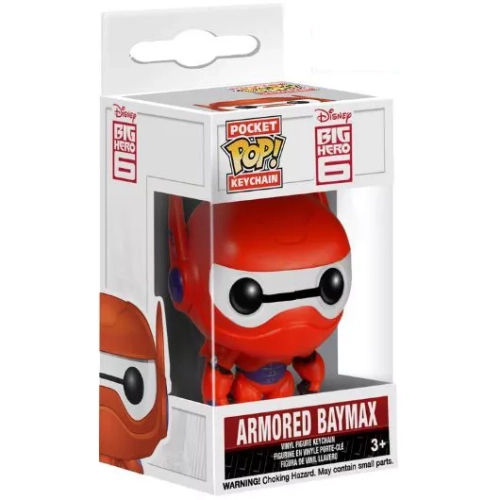 Funko Pop! Armored Baymax Pocket Pop! Keychain Disney Big Hero 6 Box