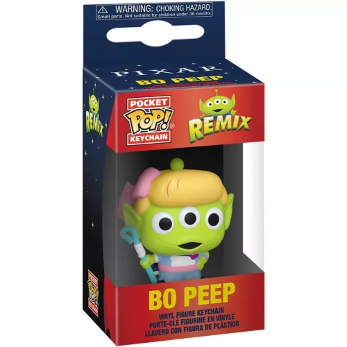 Funko Pop! Bo Peep Pocket Pop! Keychain Alien Alien Remix Box