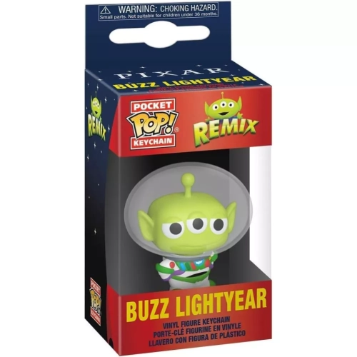 Funko Pop! Buzz Lightyear Pocket Pop! Keychain Alien Box