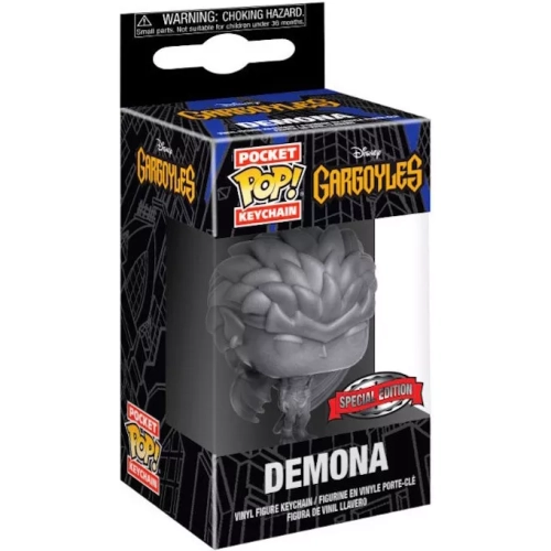 Funko Pop! Demona Pocket Pop! Keychain Stone Disney Gargoyles Box