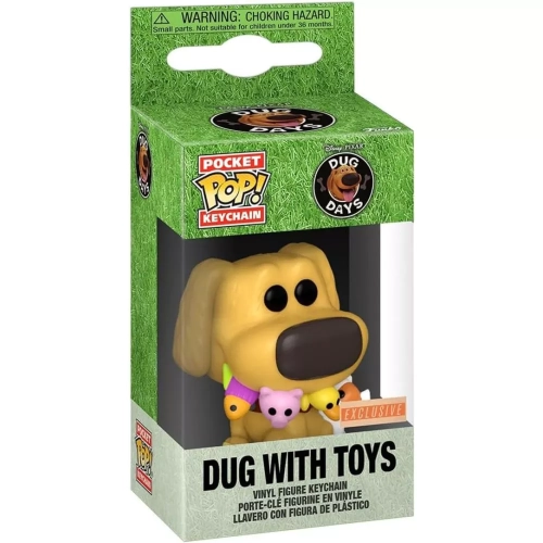 Funko Pop! Dug with Toys Pocket Pop! Keychain Disney Pixar Dug Days Box