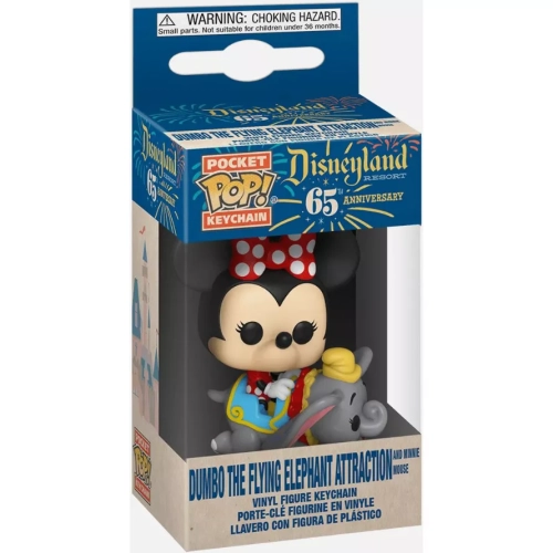 Funko Pop! Dumbo the Flying Elephant Attraction and Minnie Mouse Pocket Pop! Keychain Box