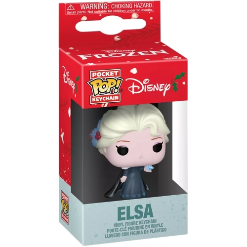 Funko Pop! Elsa Pocket Pop! Keychain Holiday Disney Box