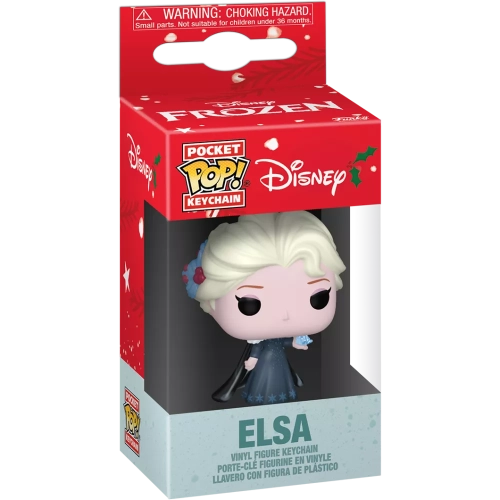 Funko Pop! Elsa Pocket Pop! Keychain Winter Outfit Box
