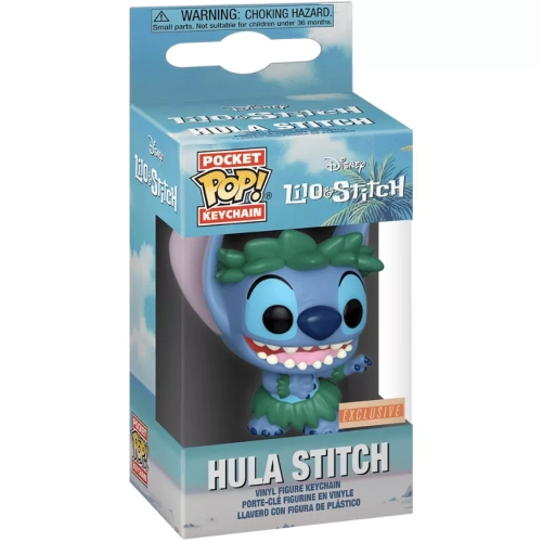 Funko Pop! Hula Stitch Pocket Pop! Keychain Disney Lilo & Stitch Box