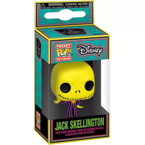 Funko Pop! Jack Skellington Pocket Pop! Keychain Blacklight Box