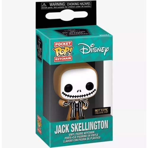 Funko Pop! Jack Skellington Pocket Pop! Keychain Gingerbread Box