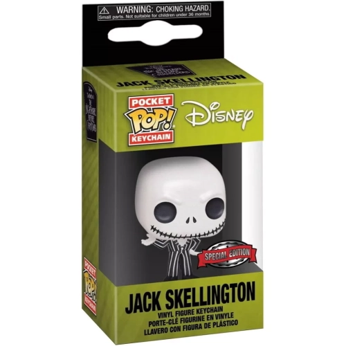 Funko Pop! Jack Skellington Pocket Pop! Keychain Metallic Box