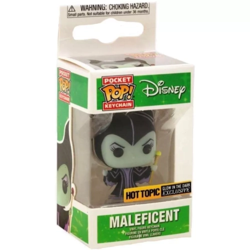 Funko Pop! Maleficent Pocket Pop! Keychain Glows in the Dark Box