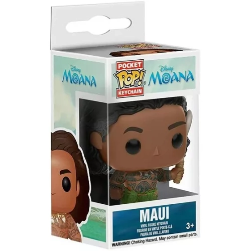 Funko Pop! Maui Pocket Pop! Keychain Disney Moana Vinyl Figure Box