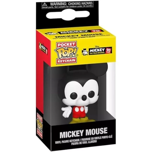 Funko Pop! Mickey Mouse Pocket Pop! Keychain Disney Mickey The True Original 90 Years Box