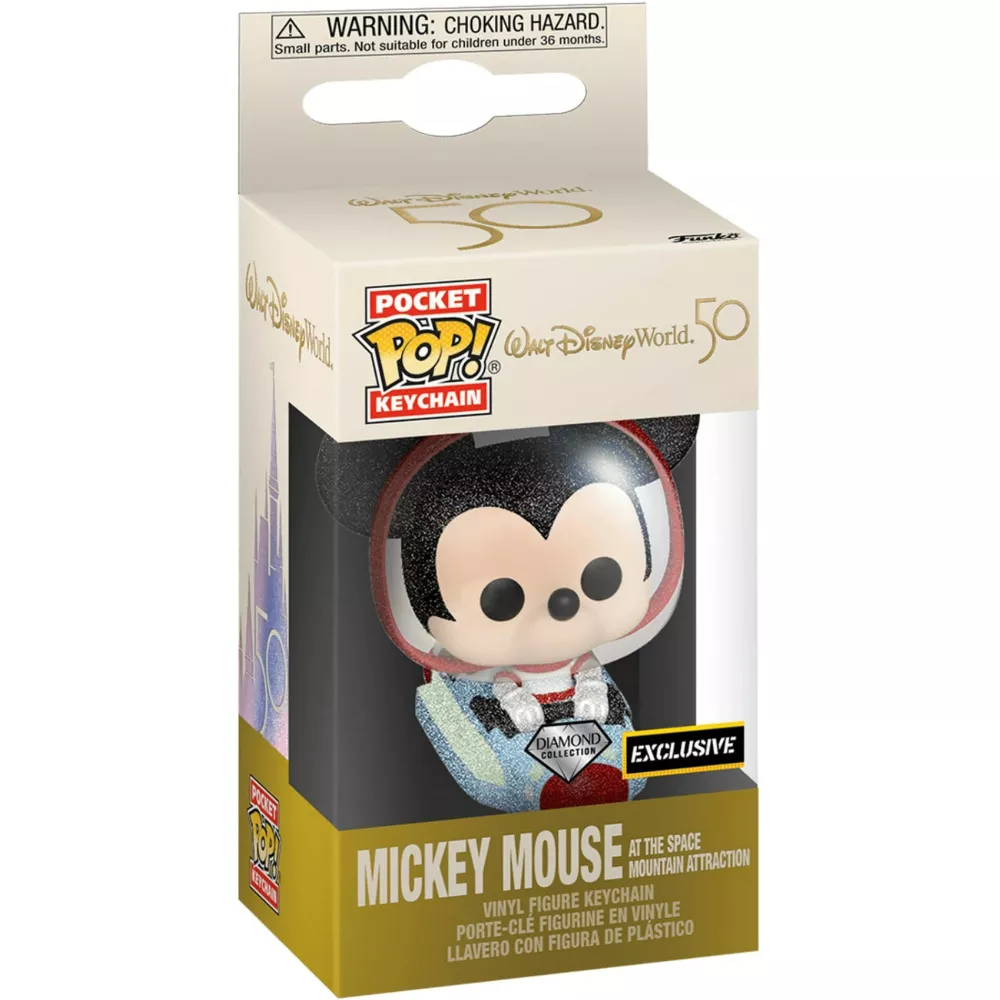Mickey Mouse at the Space Mountain Attraction Box