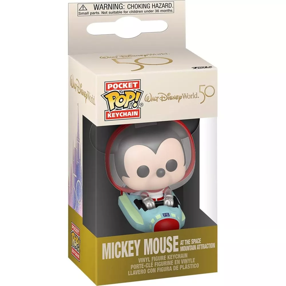Mickey Mouse at the Space Mountain Attraction Box