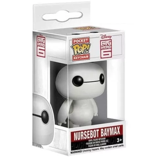Funko Pop! Nursebot Baymax Pocket Pop! Keychain Disney Big Hero 6 Box
