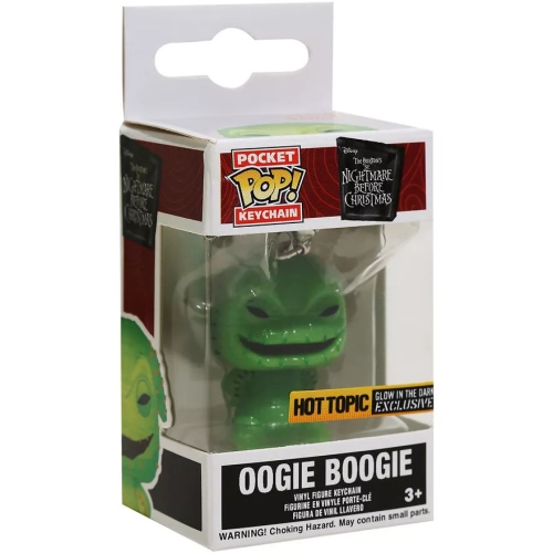Funko Pop! Oogie Boogie Pocket Pop! Keychain Glows in the Dark Box