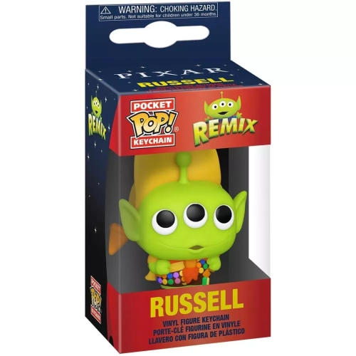 Funko Pop! Russell Pocket Pop! Keychain Alien Alien Remix Box