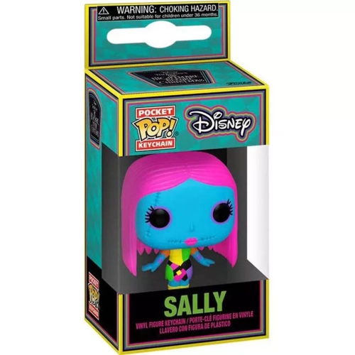 Funko Pop! Sally Pocket Pop! Keychain Blacklight Disney Box