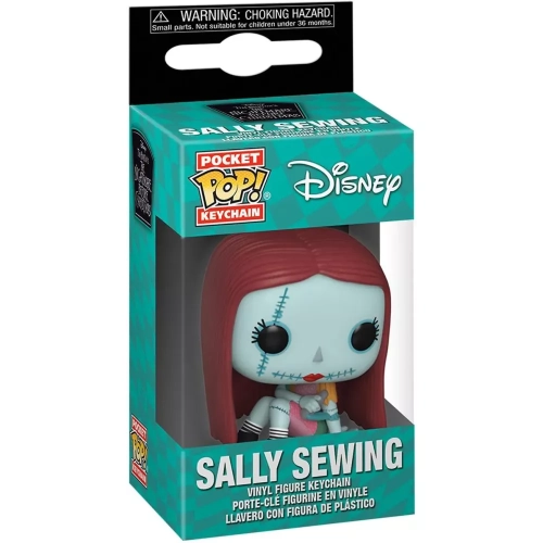 Funko Pop! Sally Sewing Pocket Pop! Keychain Disney Box