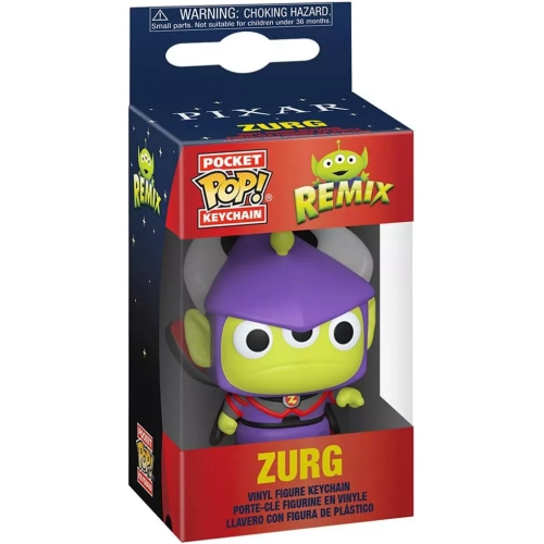 Funko Pop! Zurg Pocket Pop! Keychain Alien Alien Remix Box