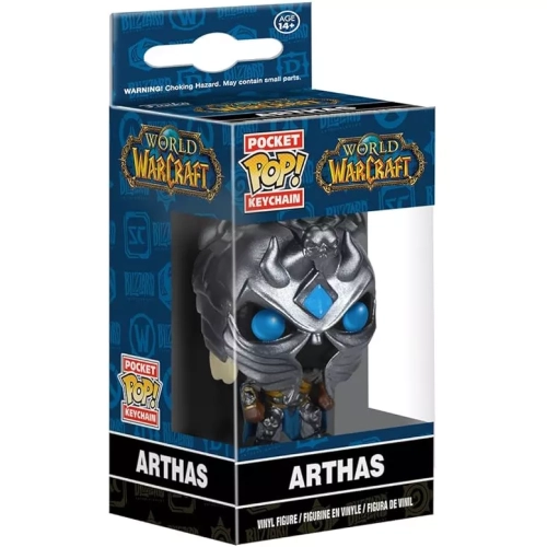Funko Pop! Arthas Pocket Pop! Keychain World of Warcraft Box