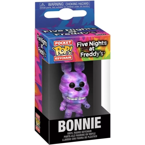 Funko Pop! Bonnie Pocket Pop! Keychain Tie & Dye Five Nights at Freddy's Box