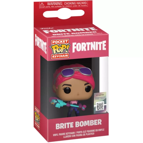Funko Pop! Brite Bomber Pocket Pop! Keychain Fortnite Box