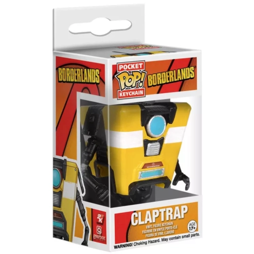 Funko Pop! Claptrap Pocket Pop! Keychain Borderlands Box