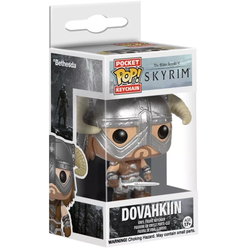 Funko Pop! Dovahkiin Pocket Pop! Keychain The Elder Scrolls V Skyrim Box