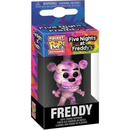 Funko Pop! Freddy Pocket Pop! Keychain Tie & Dye Five Nights at Freddy's Box