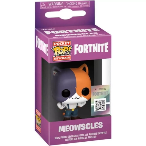 Funko Pop! Meowscles Pocket Pop! Keychain Fortnite Box
