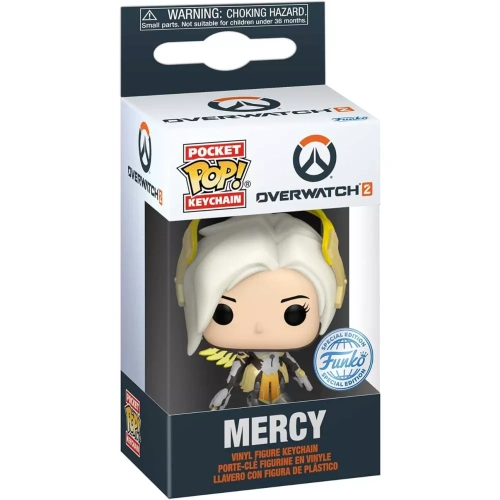 Funko Pop! Mercy Pocket Pop! Keychain Overwatch 2 Games Box
