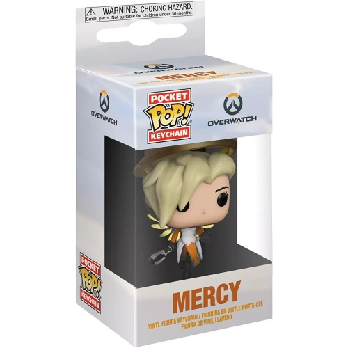 Funko Pop! Mercy Pocket Pop! Keychain Overwatch Games Box