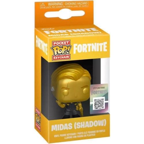 Funko Pop! Midas (Shadow) Pocket Pop! Keychain Fortnite Box