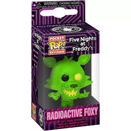 Funko Pop! Radioactive Foxy Pocket Pop! Keychain Five Nights at Freddy's Box