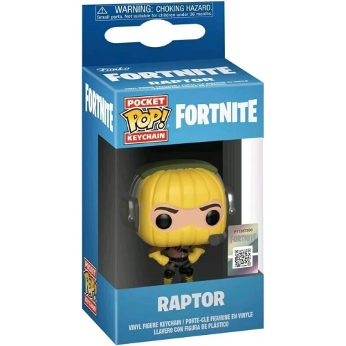 Funko Pop! Raptor Pocket Pop! Keychain Fortnite Games Box