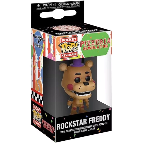 Funko Pop! Rockstar Freddy Pocket Pop! Keychain Pizzeria Simulator Box