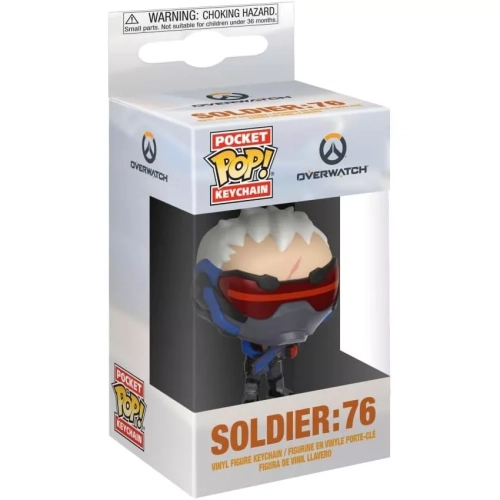 Funko Pop! Soldier: 76 Pocket Pop! Keychain Overwatch Box