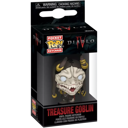 Funko Pop! Treasure Goblin Pocket Pop! Keychain Diablo IV Box