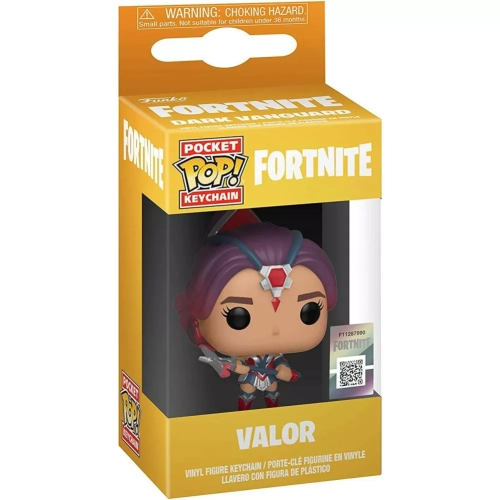 Funko Pop! Valor Pocket Pop! Keychain Fortnite Games Box