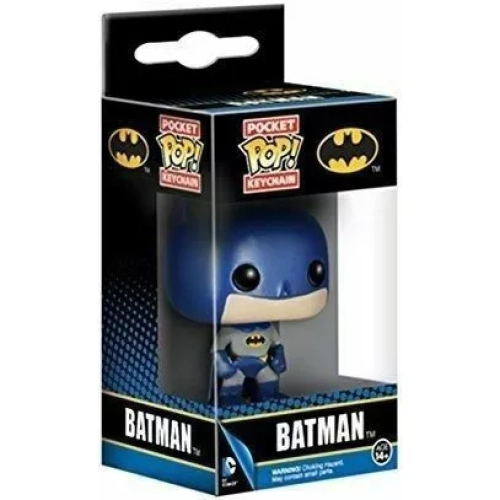 Funko Pop! Batman Pocket Pop! Keychain Blue Heroes Box
