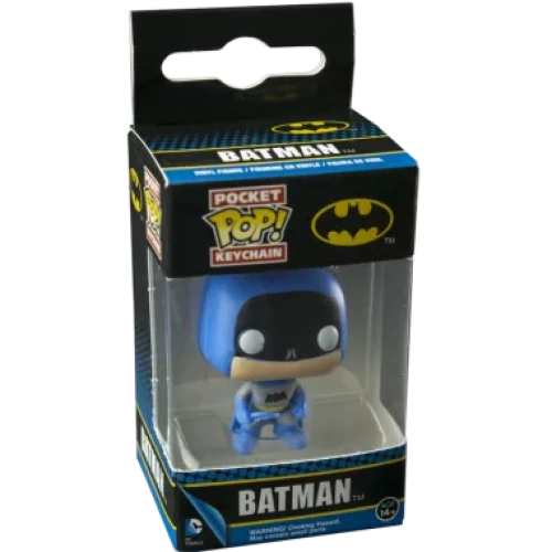 Funko Pop! Batman Pocket Pop! Keychain Blue Heroes Box