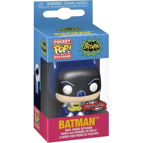 Funko Pop! Batman Pocket Pop! Keychain Classic TV Metallic Box