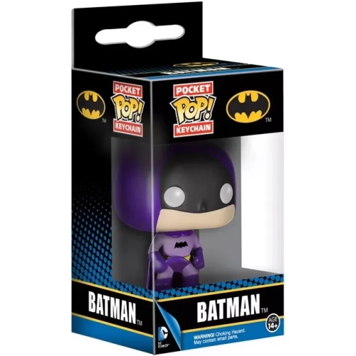 Funko Pop! Batman Pocket Pop! Keychain Purple Heroes Box