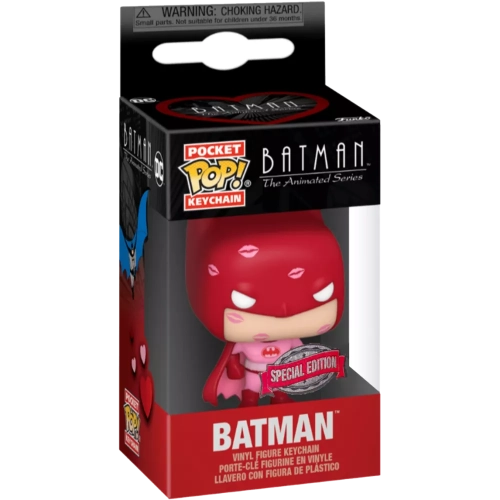 Funko Pop! Batman Pocket Pop! Keychain Valentine Batman The Animated Series Box