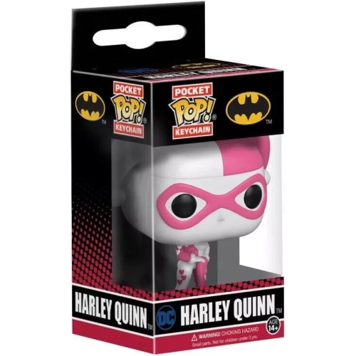 Funko Pop! Harley Quinn Pocket Pop! Keychain Pink Batman Box