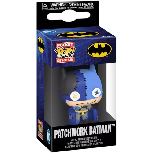 Funko Pop! Patchwork Batman Pocket Pop! Keychain Heroes Box
