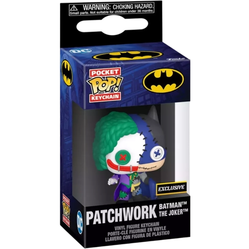 Funko Pop! Patchwork Batman The Joker Pocket Pop! Keychain Box