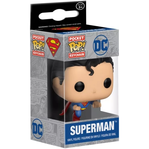 Funko Pop! Superman Pocket Pop! Keychain Flying DC Box