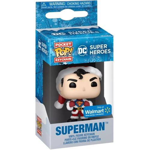 Funko Pop! Superman Pocket Pop! Keychain in Holiday Sweater Box