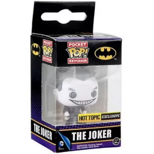 Funko Pop! The Joker Pocket Pop! Keychain Black and White Box